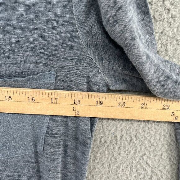 Brochu Walker Linen Knit Tunic Top Size Medium Blue Gray Lagenlook - Picture 4 of 9